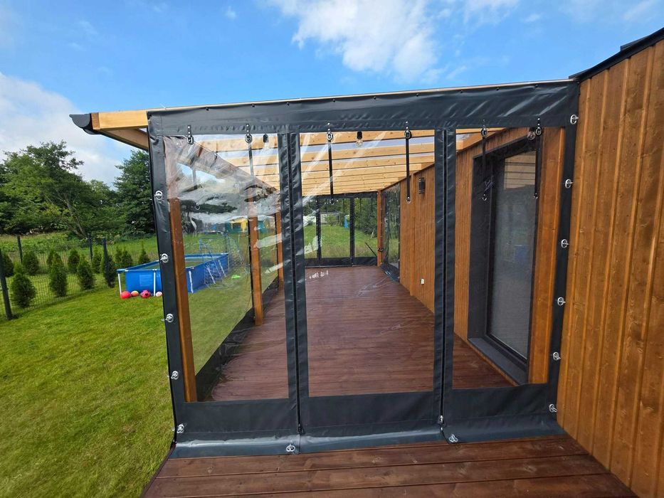 Całoroczna osłona tarasu, altany - POMIAR GRATIS