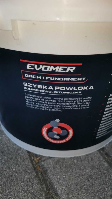 szybka powłoka bitumiczna Evomer Tytan 9 kg