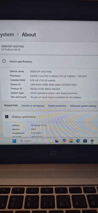 Portátil HP 640 G5