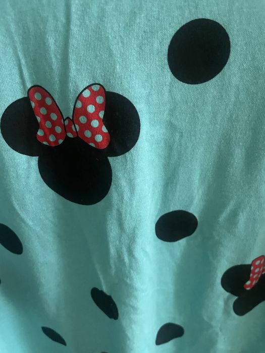 Nowa bluzka damska z myszka miki seledynowy oversize