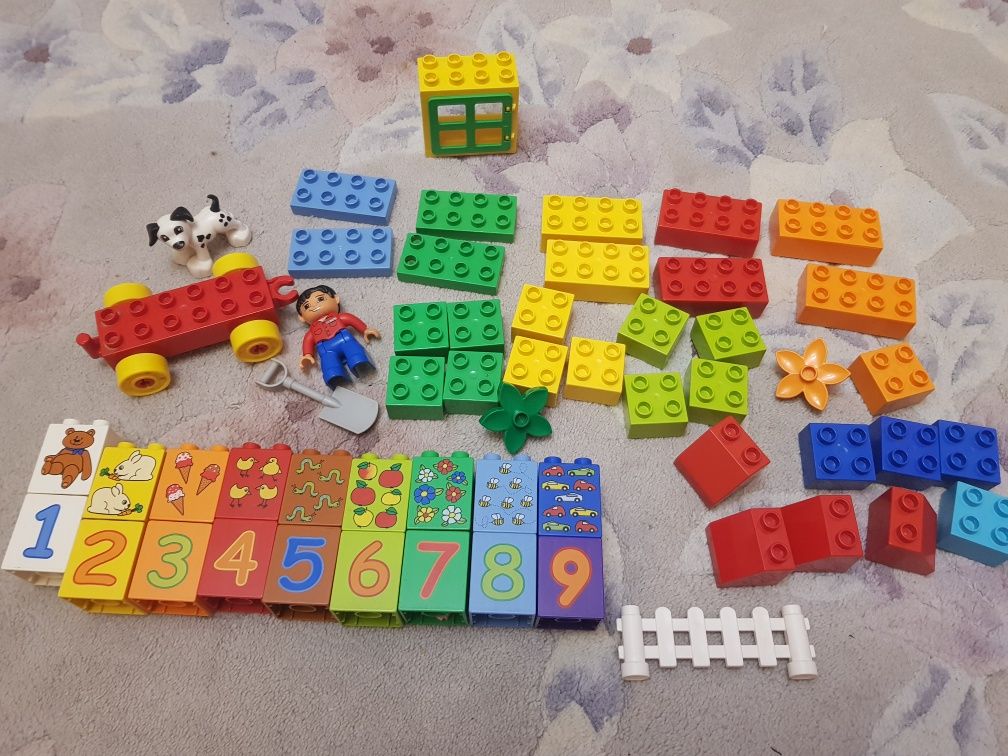 Конструктор детский LEGO DUPLO, играй с цифрами, 58 деталей, 5497