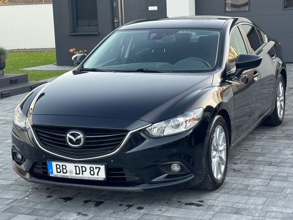 Mazda 6 2.0 Benzyna 165km Bezwypadkowa Czarna Sedan Stan Wzorowy