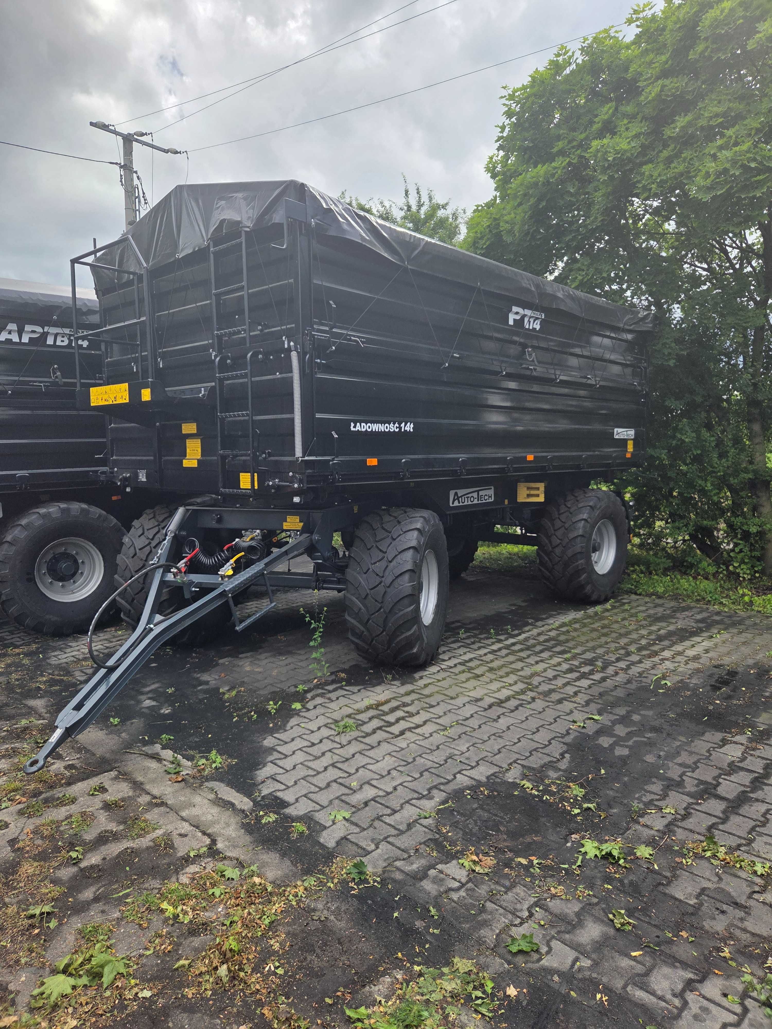 OD RĘKI !!! Przyczepa AUTO-TECH Tandem APTB 14T  PT 14T  Metal-Fach