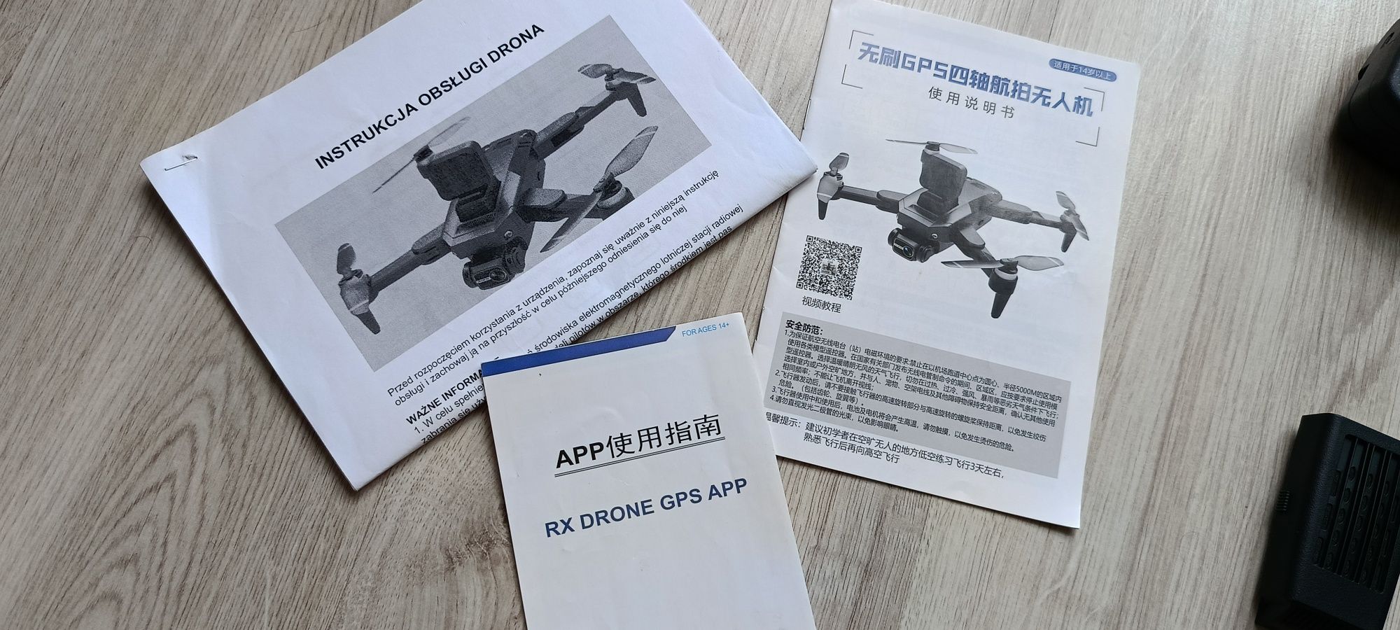 Dron uszkodzony.