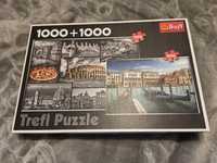 Puzzle trefl 2x1000 elementów Włochy
