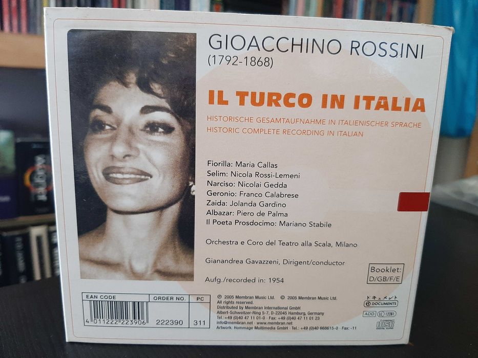 Rossini – Il Turco In Italia – Maria Callas, Nicolai Gedda – Gavazzeni