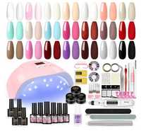 Kit Unhas Prof. Completo Vernizes Gel+Broca+Forno+Gel+Acessórios