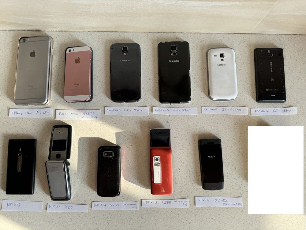 iPhone Apple, Samsung, Nokia - używane