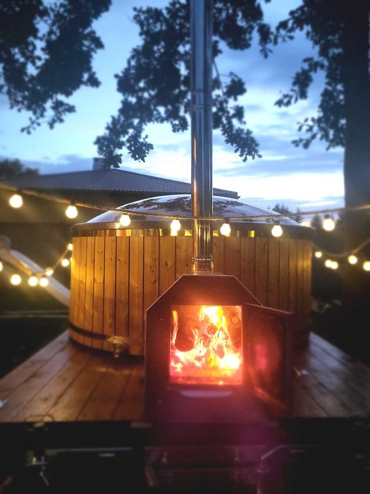 Jacuzzi mobilne Bania Balia oraz Sauna ogrodowa Siedlce Wynajem z dow