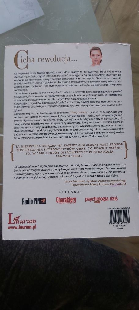 Ciszej proszę... Susan Cain bestseller, siła introwersji