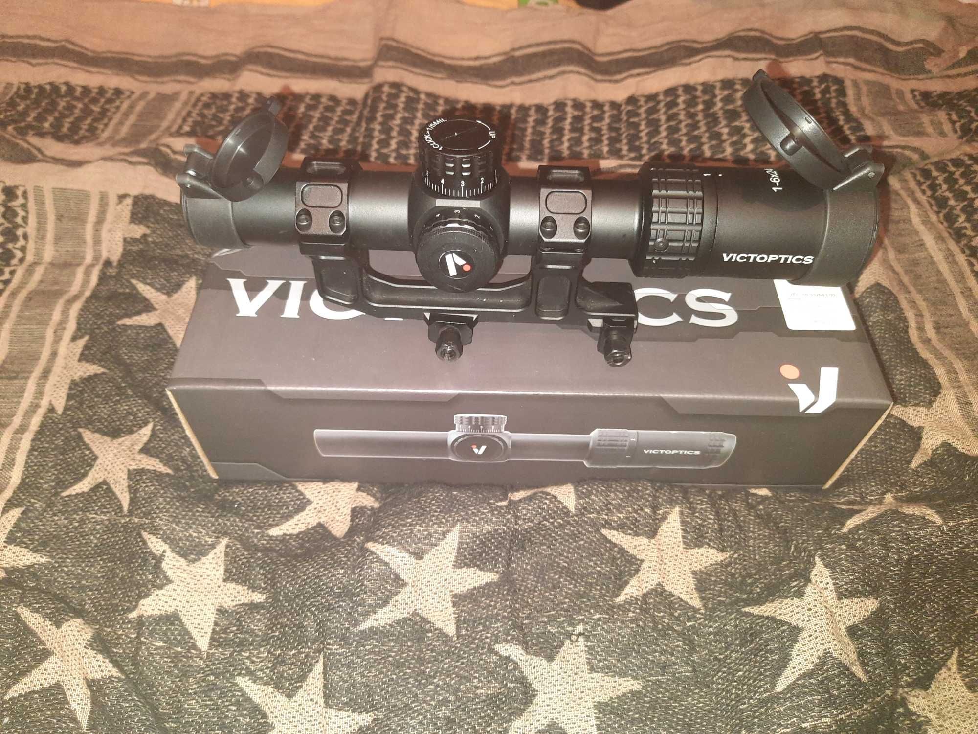 AIRSOFT - VENDO ViCTOPTICS S6 - 1- 6x 24 - Novo