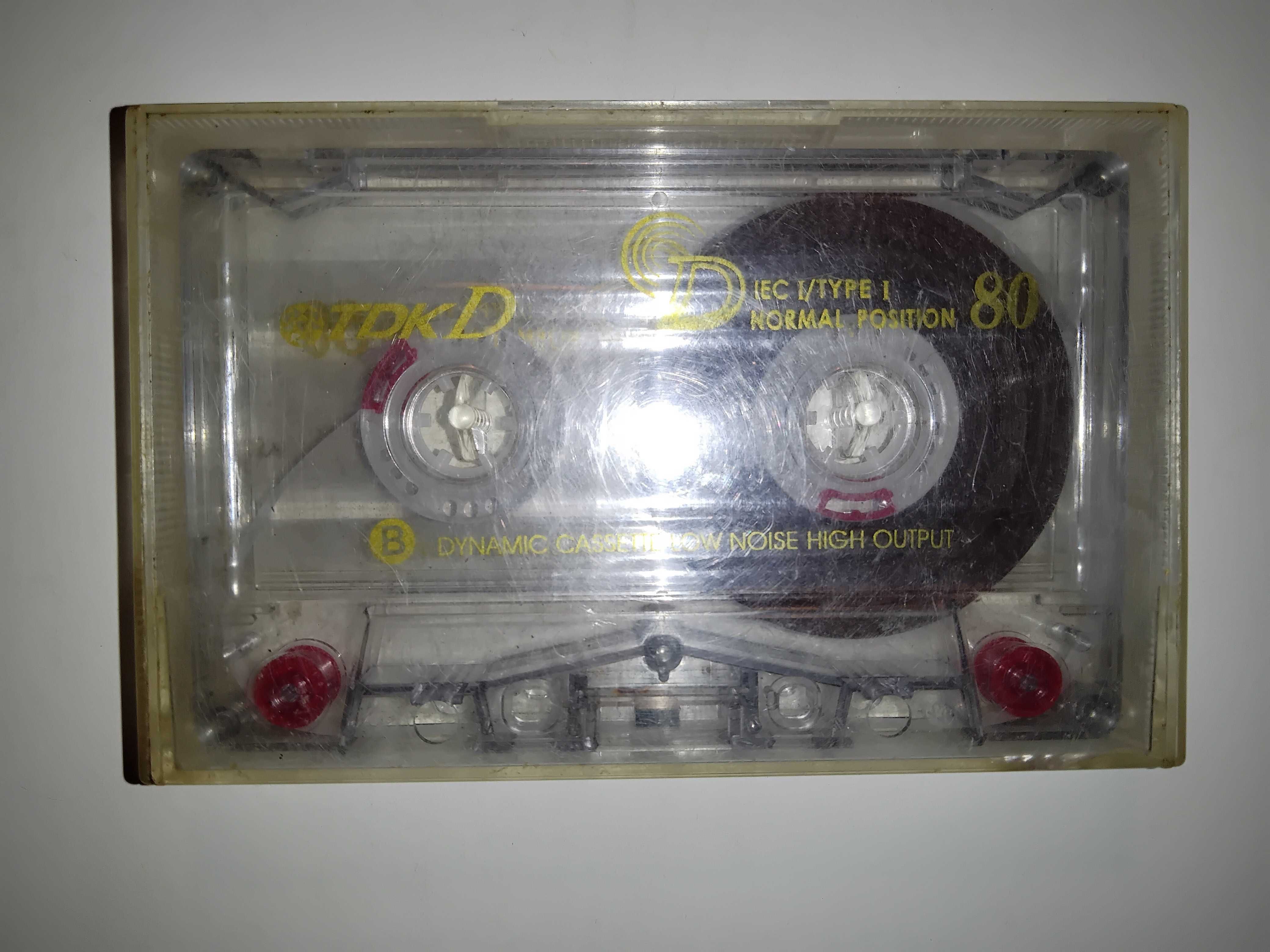 Аудио-кассета TDK D-80 , 80-минутная , одна штука .