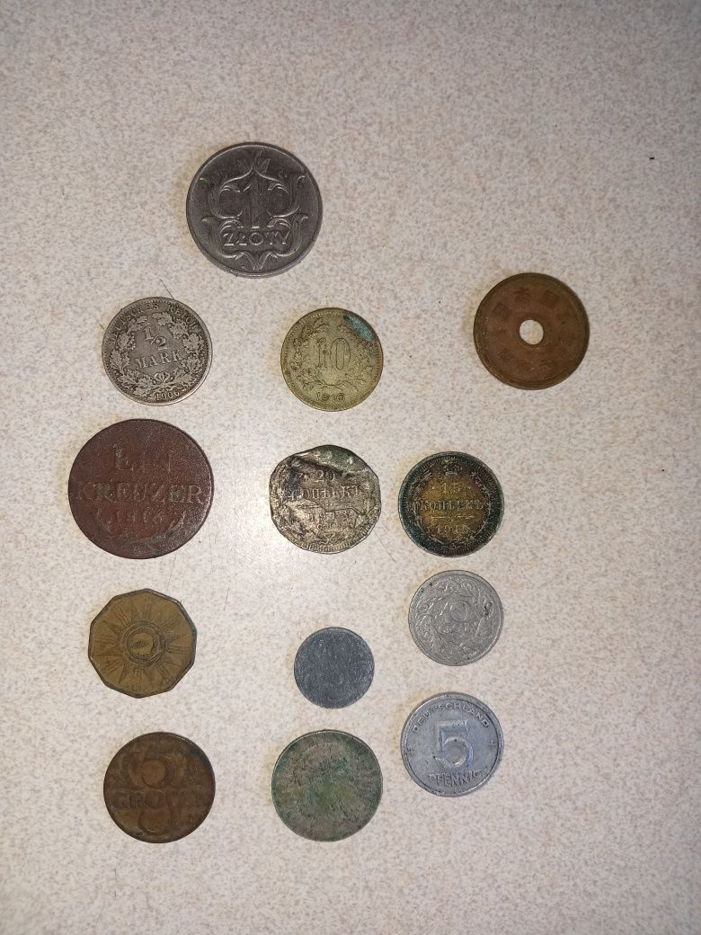 Stare monety kolekcja