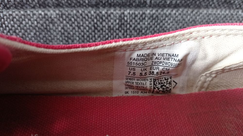 Balerinki/trampki Converse 38