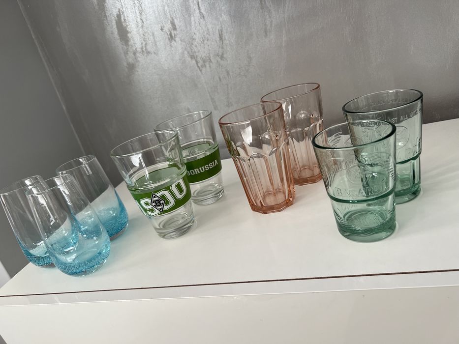 Zestaw szklanek ikea borussia 9 szt bacardi