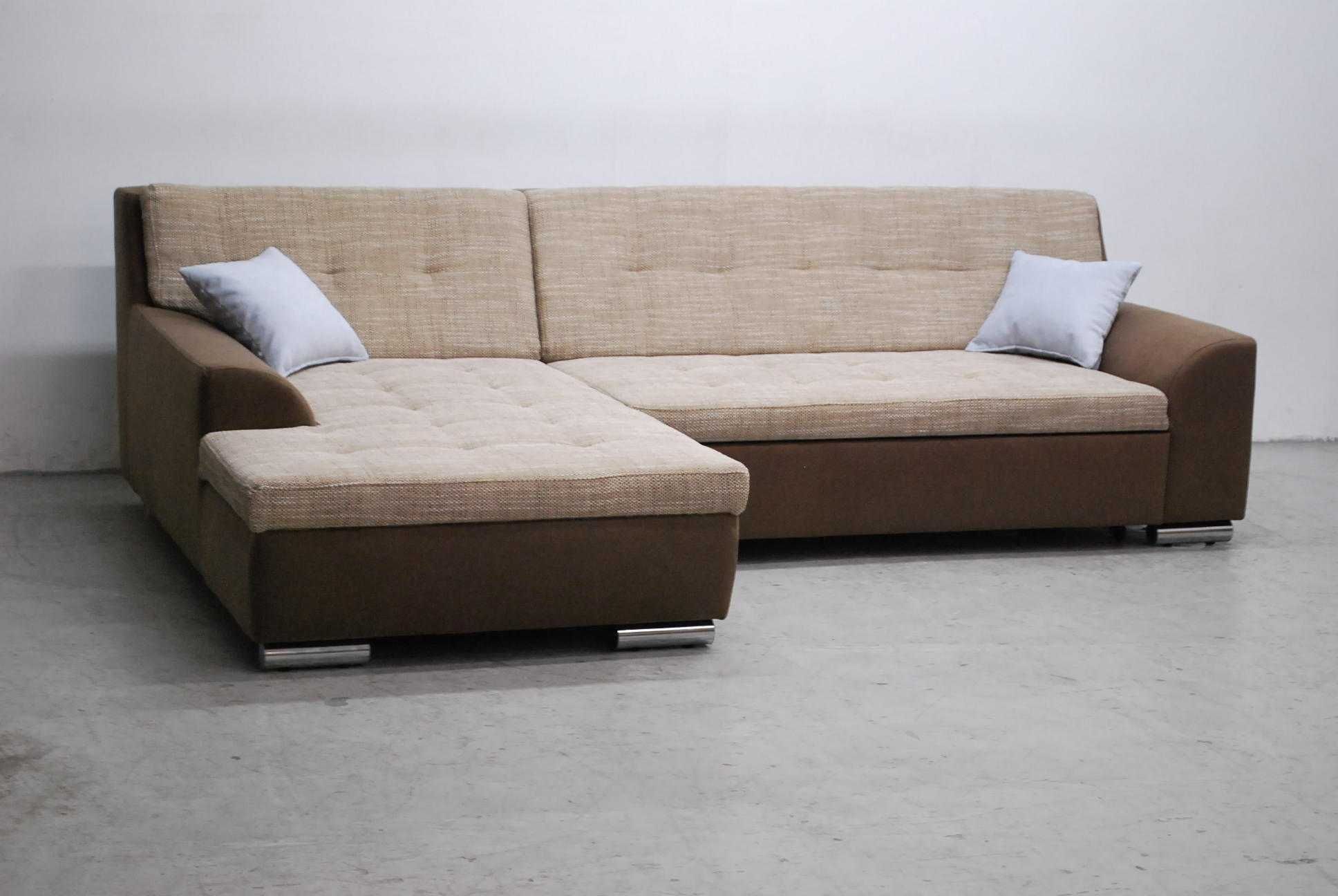 RRH DESIGN NAROŻNIK funkcja spania, rogówka , kanapa SOFA brazowy