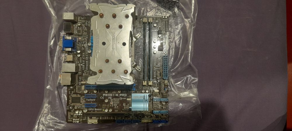 Комплект: Материнская плата ASUS P8H61-M PRO + Xeon E3-1240v2+16ГБ ОЗУ
