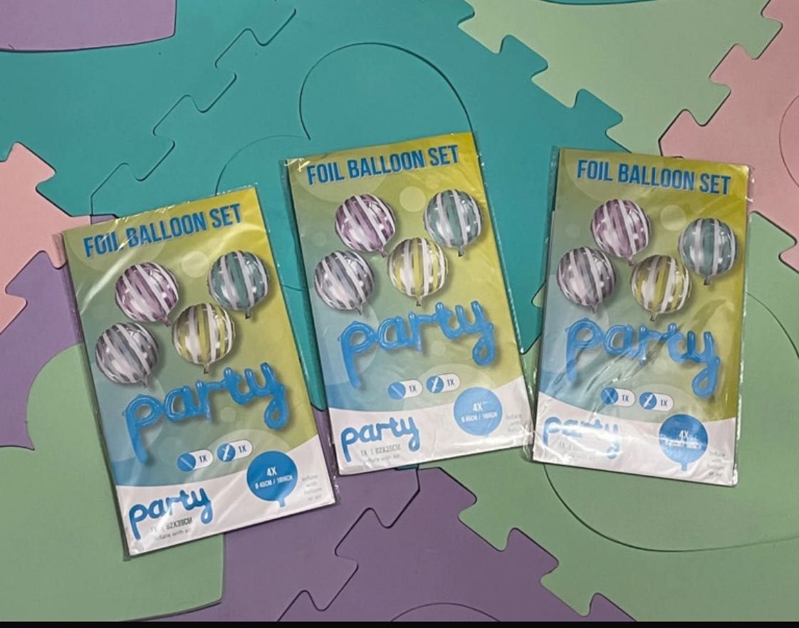 Balony zestaw 3 sztuk