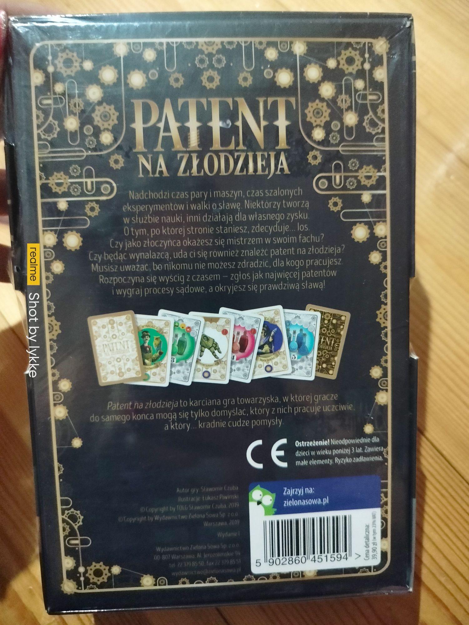 Patent na złodzieja gra karciana