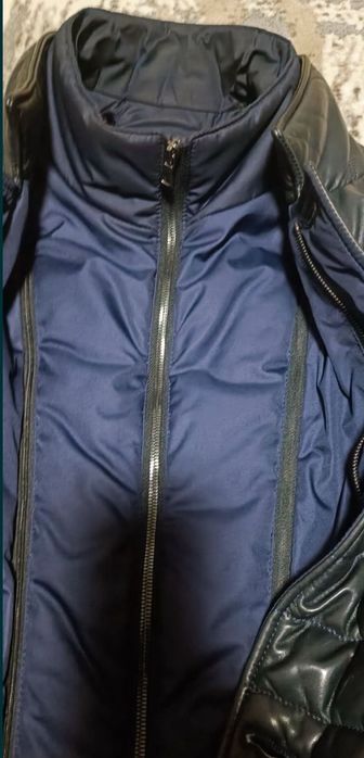 Шкіряна чоловіча  куртка