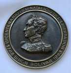 Medalha em Bronze Bicentenário de Simón Bolívar