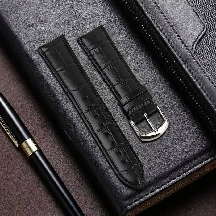 Pasek Skórzany Do Zegarka Smartwatcha 20mm Uniwersalny + Teleskopy