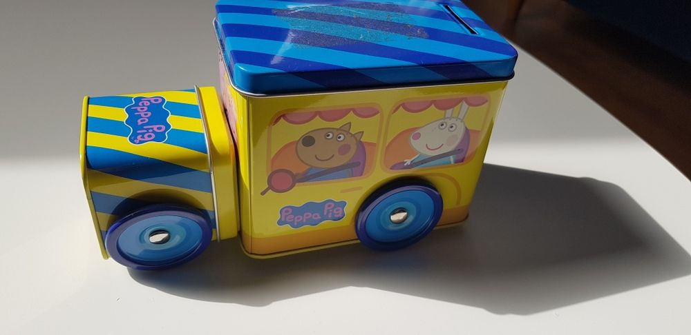 Peppa skarbonka samochód
