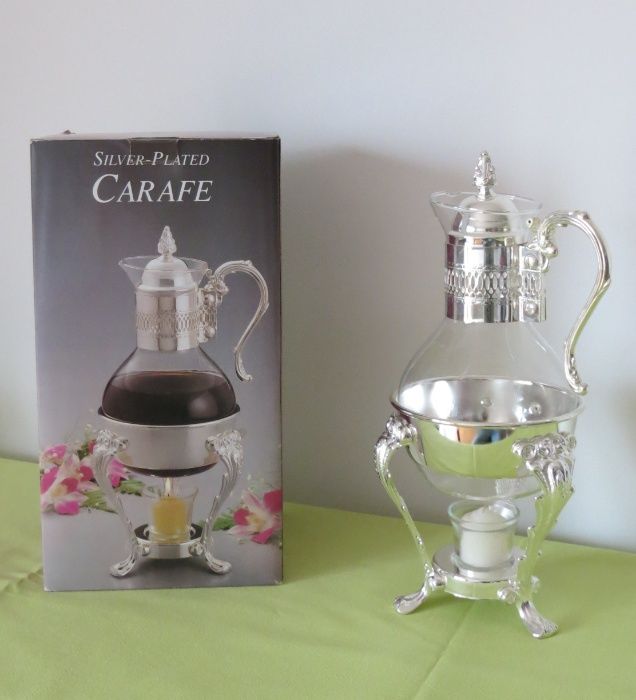 "Aquecedor" de Café/Chá com banho de prata