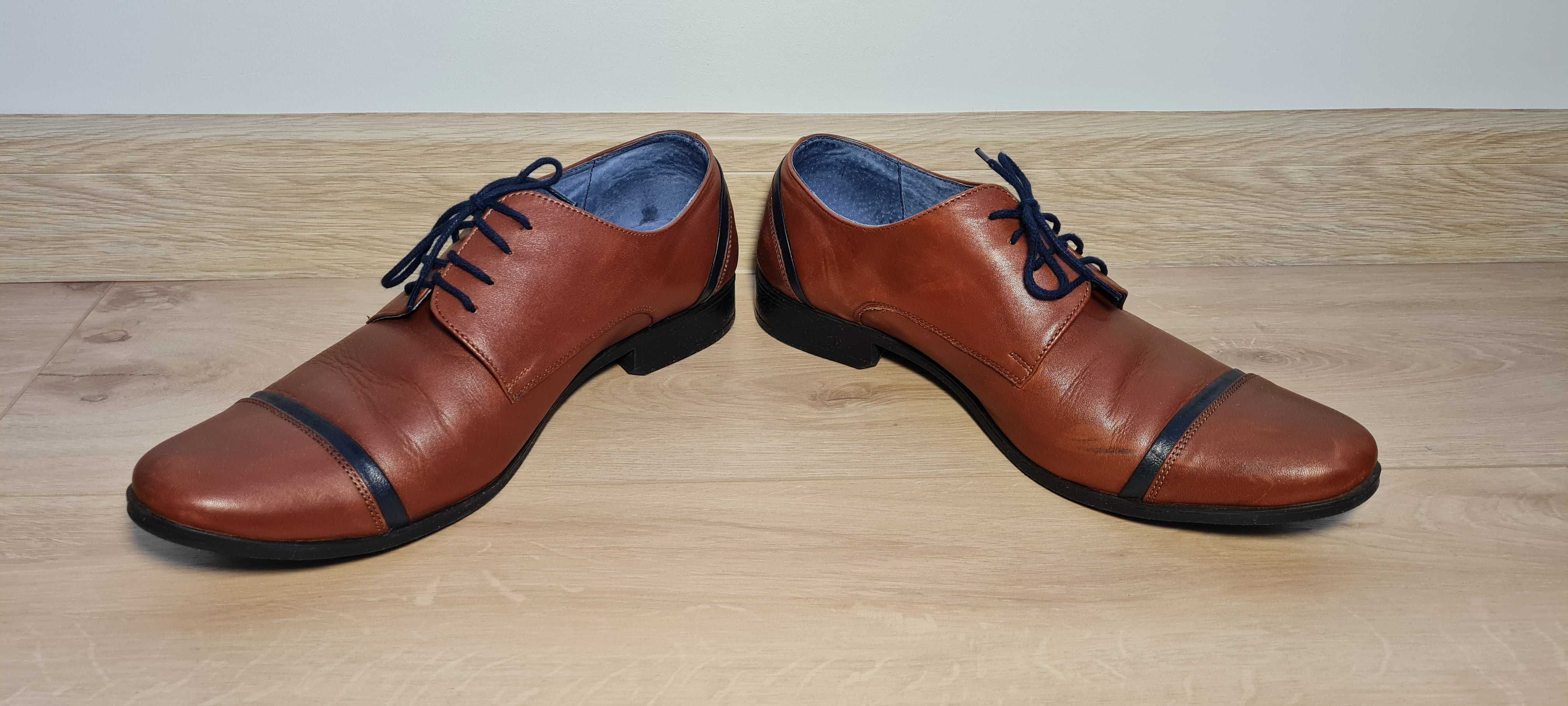 Buty męskie Steve Reeve 39 skóra naturalna
