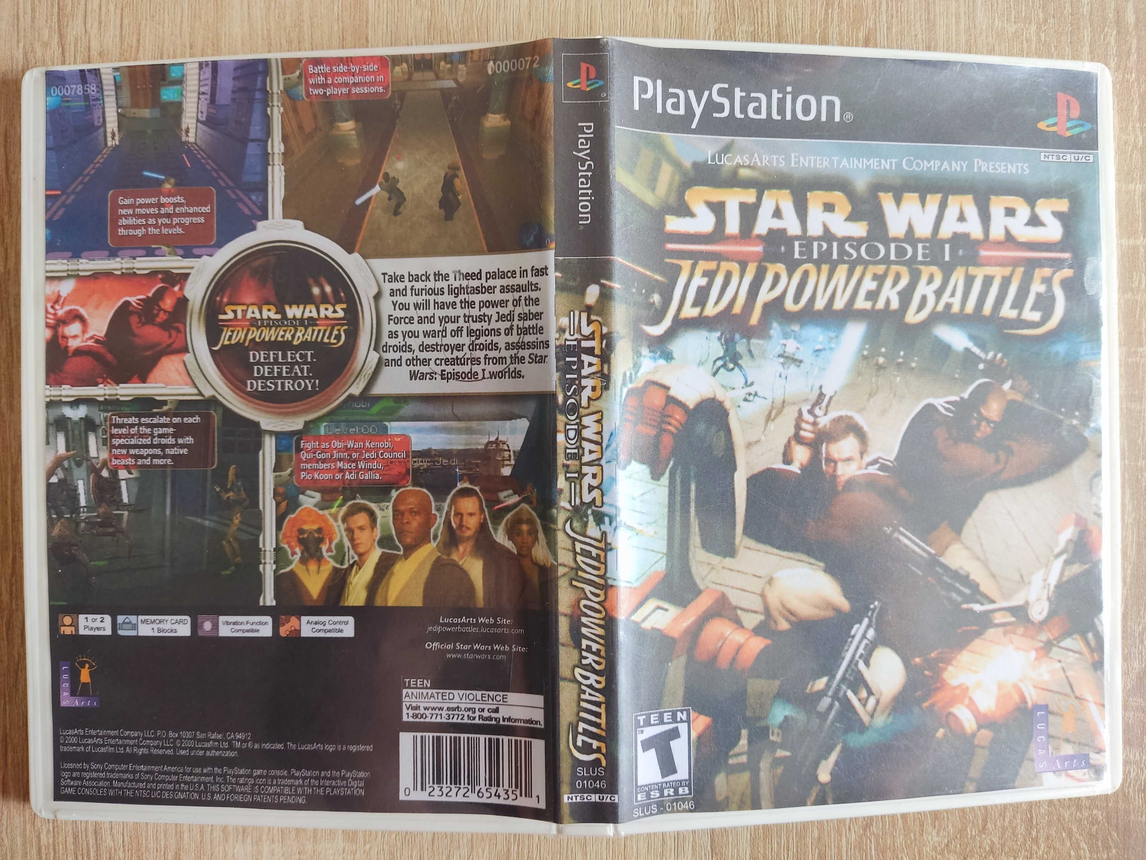 Star Wars Episode I Jedi Power Battles Playstation 1 PS1 PSX ENG