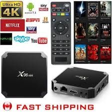 Boxs android 4k 4gb/32gb