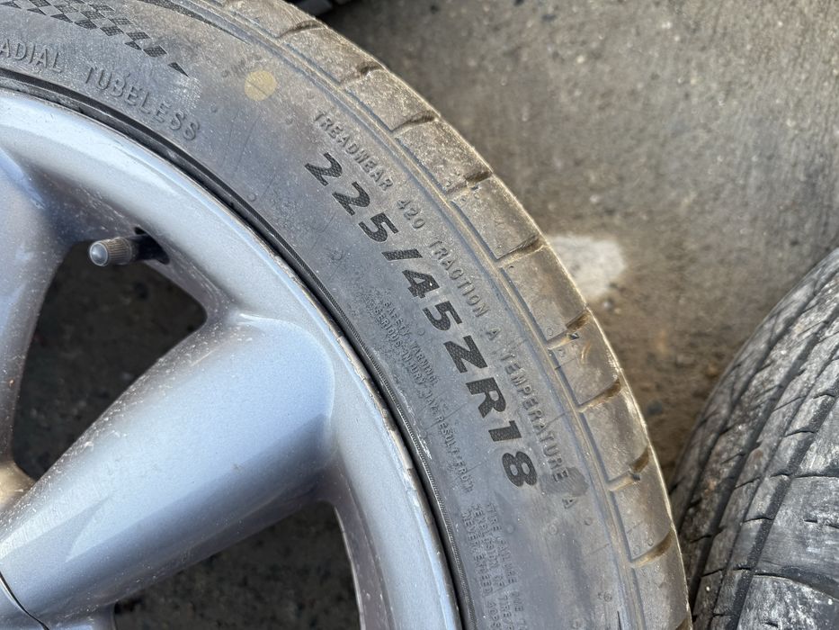 Jantes 18 com pneus mini 5x120 originais