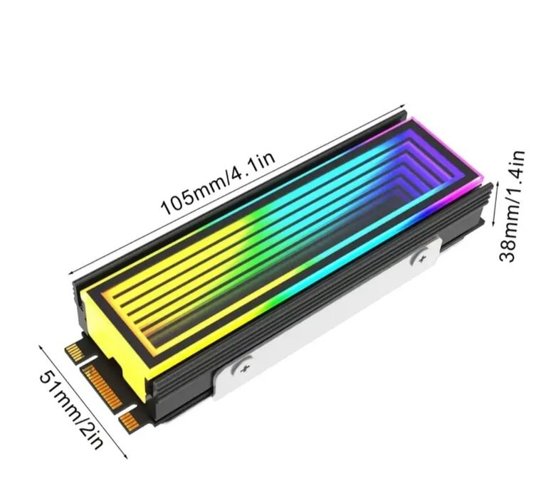 Radiator SSD efekt lustra