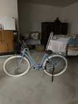Bicicleta De Cidade ELOPS 520 Quadro baixo azul ganga