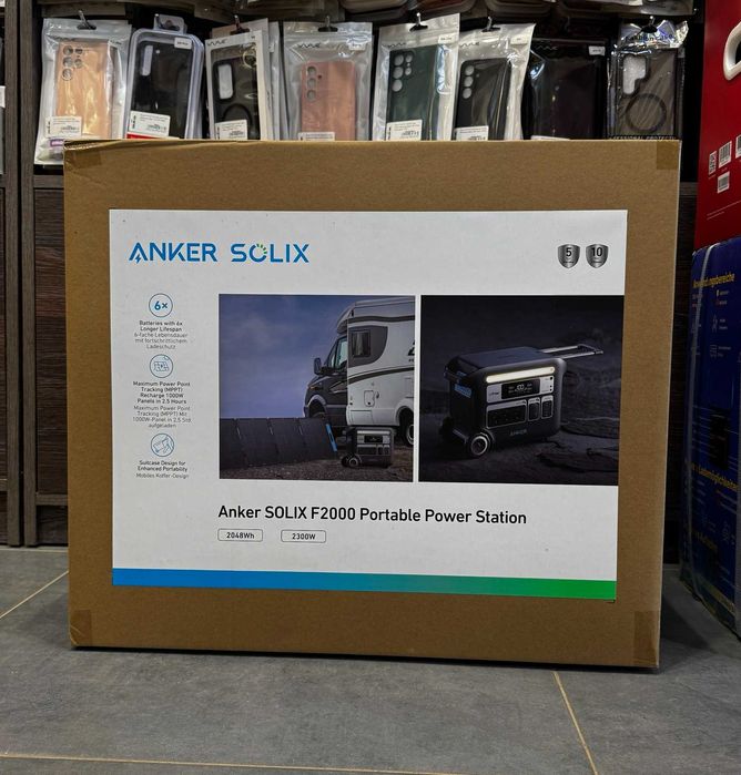 Зарядна станція ANKER SOLIX F2000-2048Wh, офіційна, 2 роки гарантії!