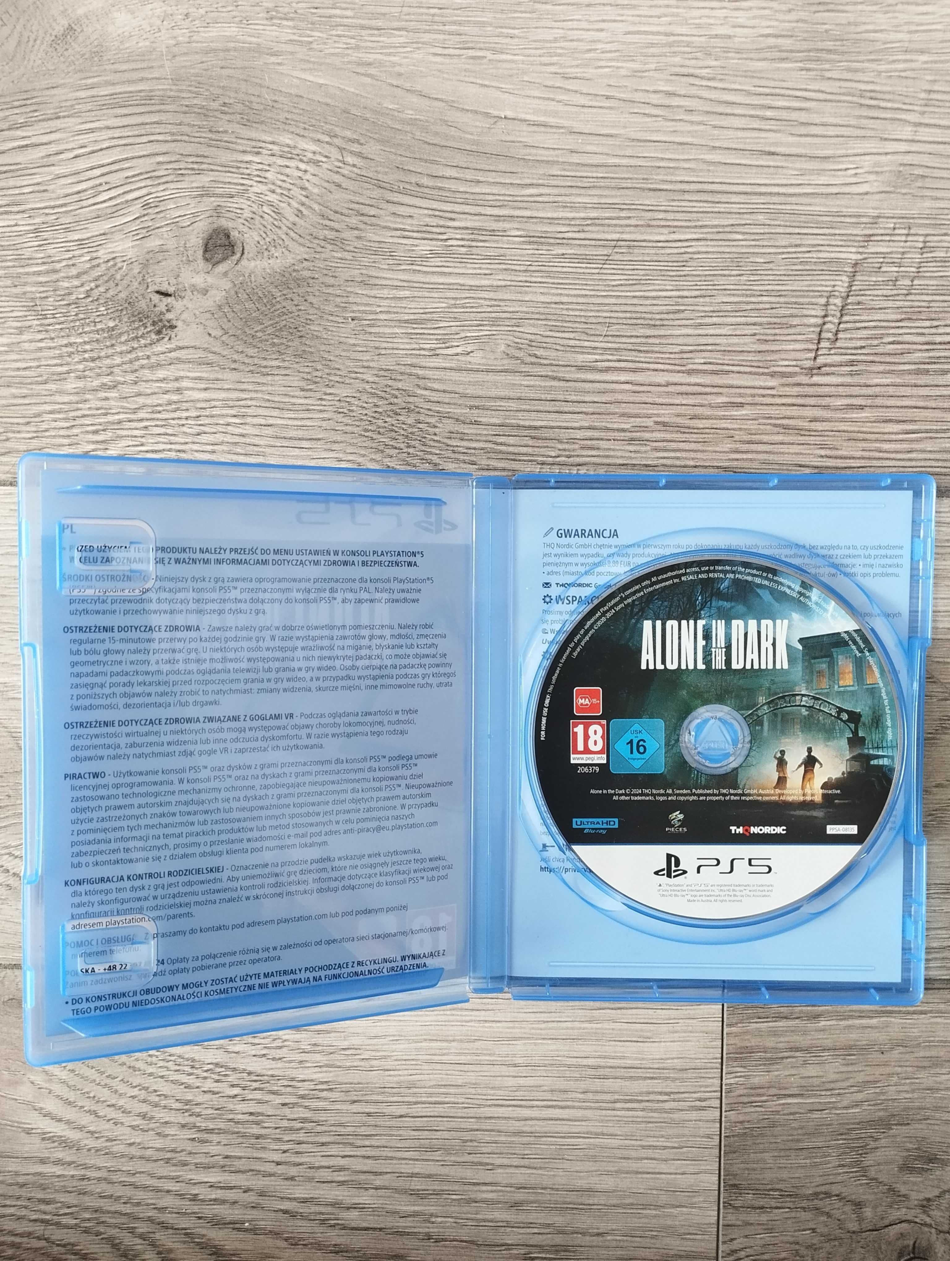 Gra Alone In The Dark Polska Wersja PS5 Playstation