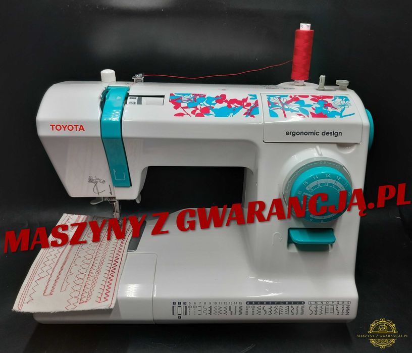 Maszyna do szycia TOYOTA ERGONOMIC  jeans, skóra, woal GWARANCJA ROK