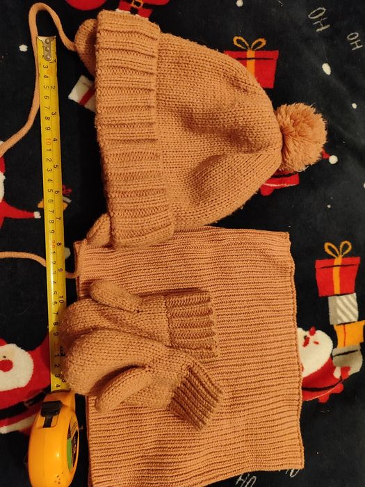 Sprzedam Brązowy zimowy  komplet HM rozmiar 98/104