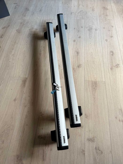 Bagażnik dachowy do Volvo V60 (10-18) Thule WingBar srebrny / używany