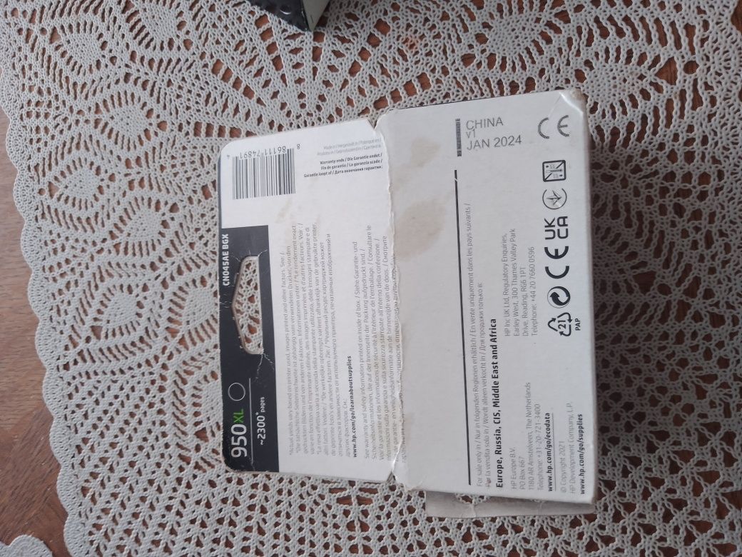 Tusz HP orginalny czarny 950 xl