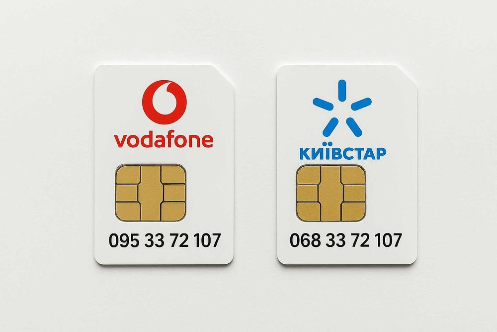 Два однакових телефонних номери різних операторів