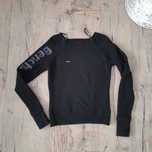 Czarny sweter Bench XS M wełna