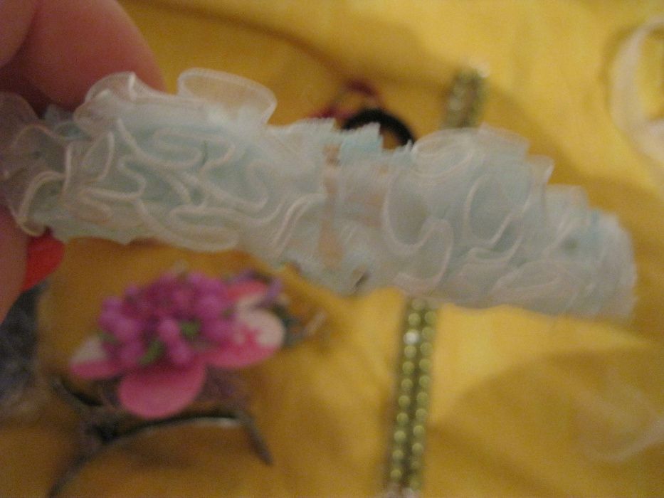 детский набор разного заколочки бандана резинки браслет бусики обруч