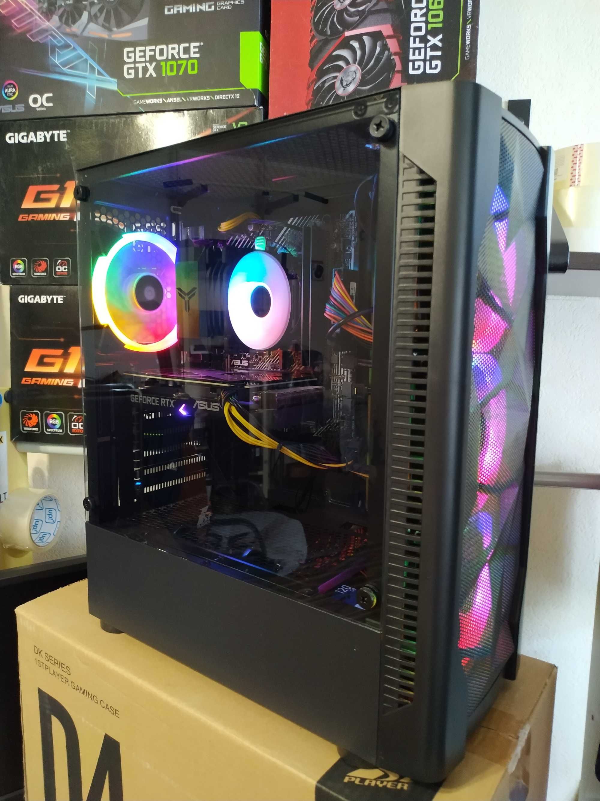 Потужний комп'ютер intel I5 12400F 4.4GHZ, RTX 3060 12GB, 32GB, SSD 1T