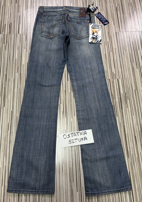 Spodnie damskie jeans roz.25 pas 70 cm Miss Sixty nowe niebieskie