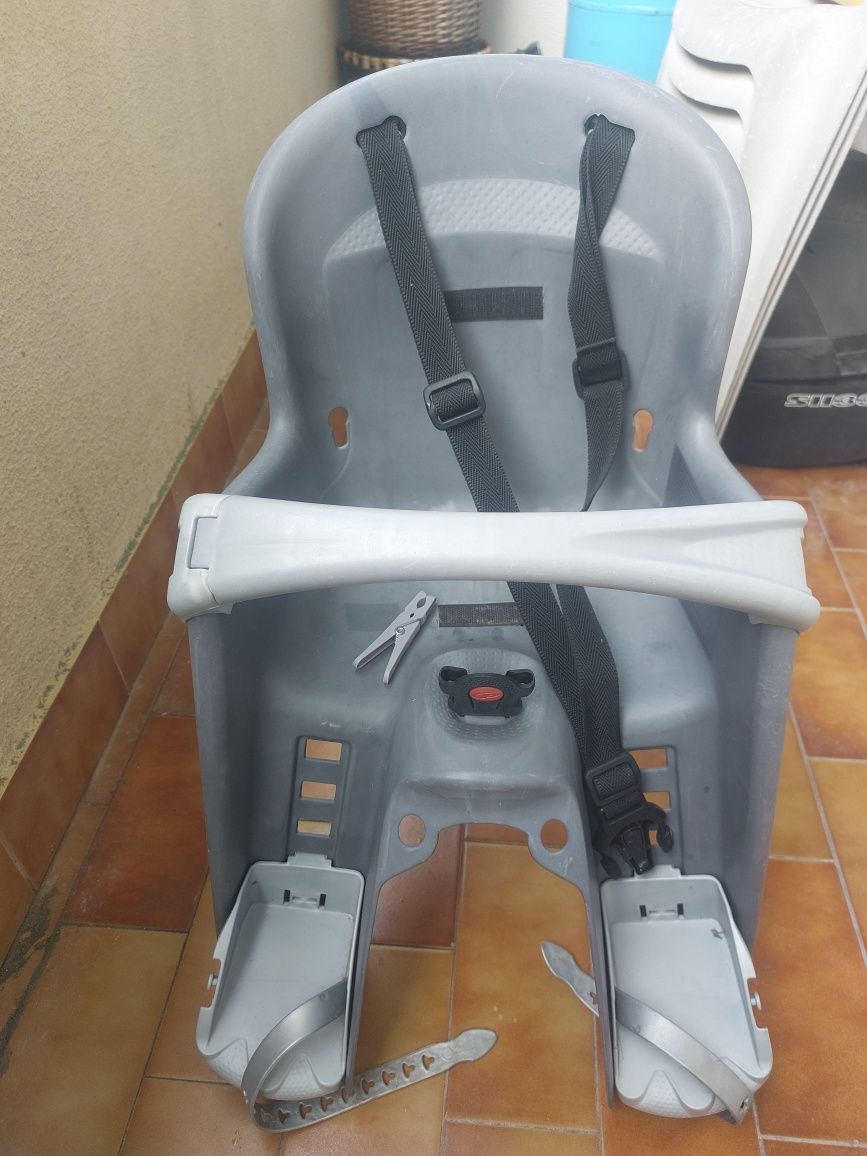 Cadeira bicicleta  para bebé  dianteira