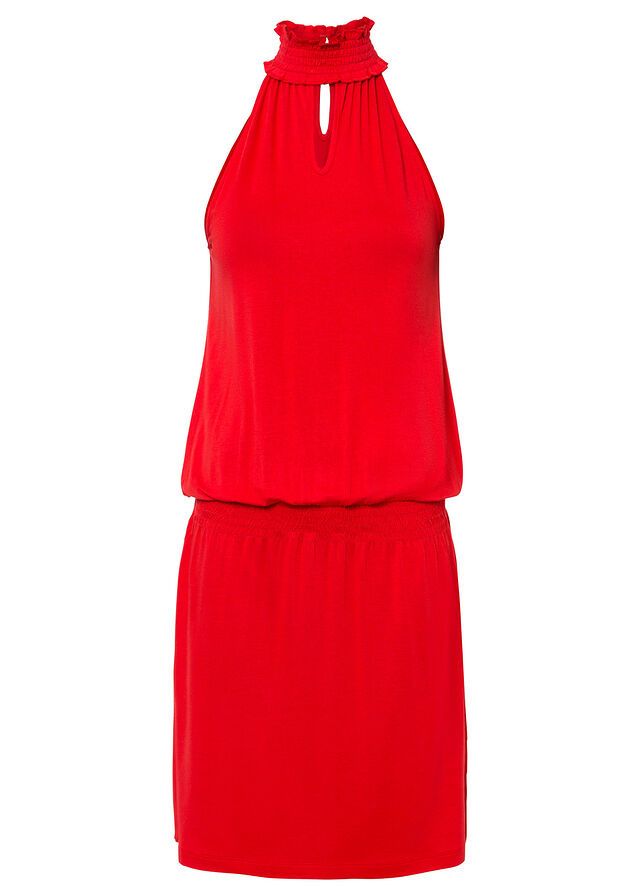 B.P.C sukienka letnia czerwona z wiskozy r.40/42
