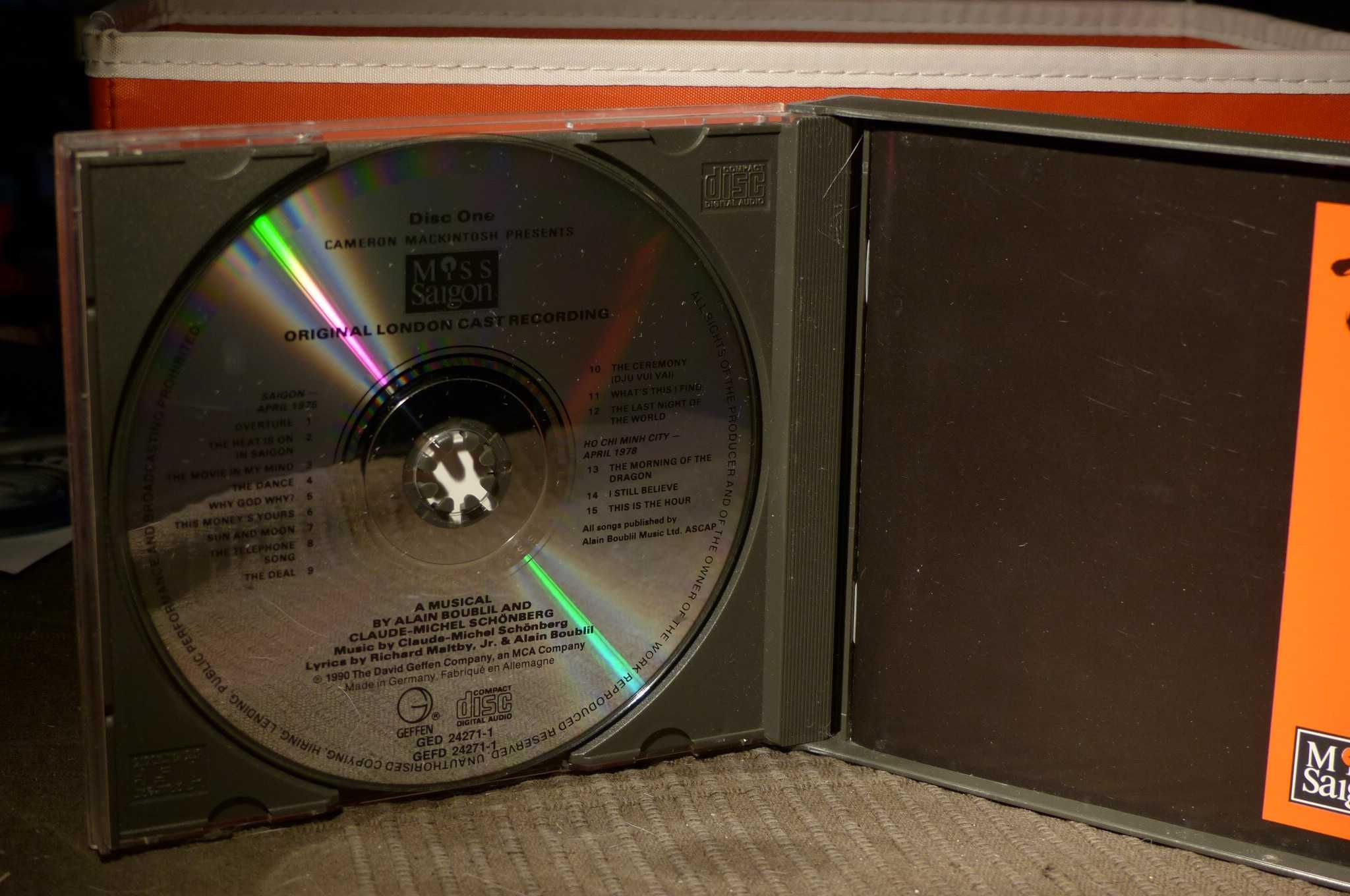 2 CD Miss Saigon soundtrack Boublil & Schönberg bdb-