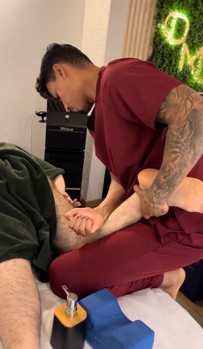 Massoterapeuta e depilação a laser