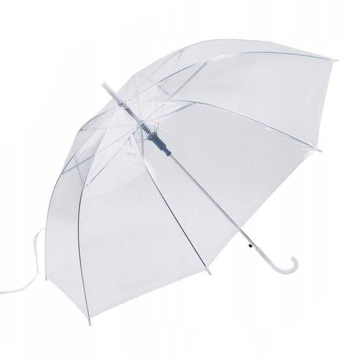 MAXSELL parasol automatyczny, bez pokrowca bezbarwny